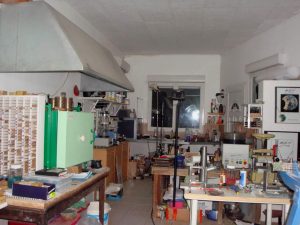Une vue de l'atelier de bijouterie