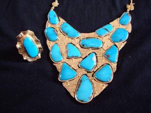 Collier turquoise