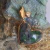 Coeur corse diamant Vert d'Orezza